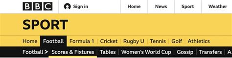 football scores bbc sport|bbc scores and fixtures.